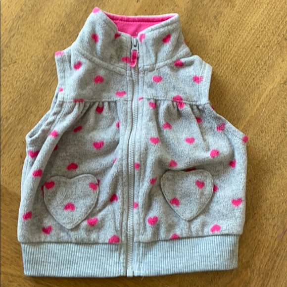 Carter’s fleece pants and vest set - Picture 2 of 3